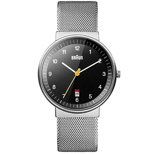 Image of Braun Unisex-Adult Watch, Analogue Classic Display and Strap BN0032BKSLMHG