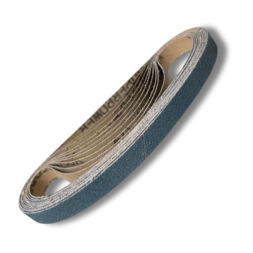 Image of 13 x 451mm Zirconia Sanding Belts for Black and Decker Powerfile - Packs of 10 (P60)
