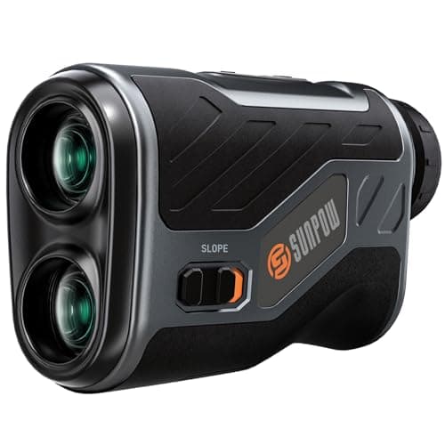 Image of SUNPOW Golf Range Finder with Slope – 1200 Yards Laser Rangefinder ±1 Yard Accuracy, 7X Magnification, Flag Lock with Vibration, Rechargeable, Magnet Stripe, High Precision for Golf & Hunting