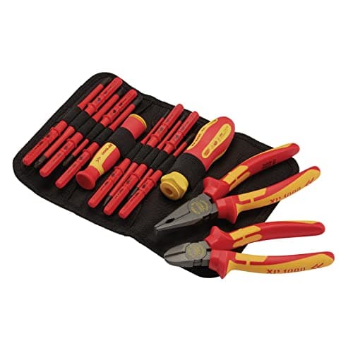 Image of Draper 94860 XP1000 VDE Slimline Interchangeable Screwdriver and Pliers Set (14 Piece)