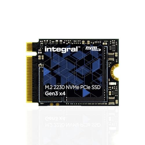 Image of Integral 1TB M.2 NVMe 2230 PCIe Gen3 x4 SSD – READ speed up to 3400MB/s, WRITE speed up to 3000MB/s – Internal Solid State Drive. Valve Steam Deck, Microsoft Surface Pro, PC & laptop compatible