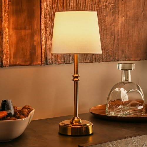 Image of Auraglow Rechargeable Wireless LED Table Lamp with Remote – Battery-Powered, Dimmable, Colour-Changing Cordless for Restaurants, Hotels & Homes (1 Lamp, 1 Light Source, 1 Remote)