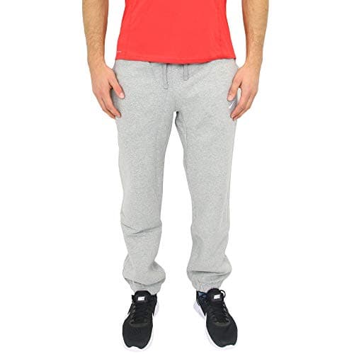 Image of Nike Men Sport/Jogging-hose Lang Club Pants Trousers, Dark Grey Heather/White, S