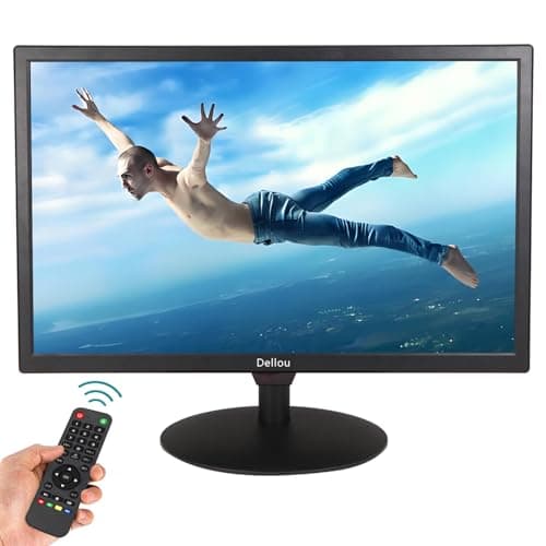 Image of Eoulyee 20 inch Monitoring Surveillance LCD Display Security Camera Monitor CCTV Screen Multifunctional Interface HDMI, AV, BNC, VGA, USB, PC Input Computer Monitor 1600x900 Resolution