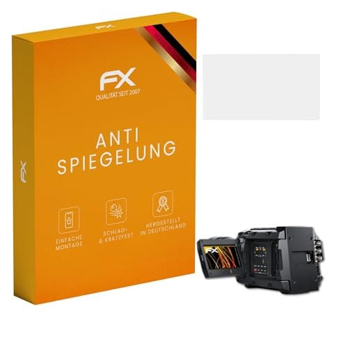 Image of atFoliX Screen Protector compatible with Blackmagic Design URSA Mini Pro 4.6K G2 Screen Protection Film, anti-reflective and shock-absorbing FX Protector Film (3X)