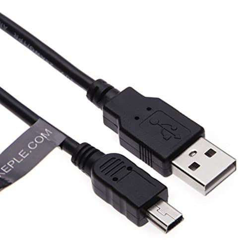 Image of Mini USB Cable Lead Cord Charger Data Sync Compatible with Garmin Edge 800 GPS Navigation Satellite| Sat Nav UK 0.5m / 1.6ft