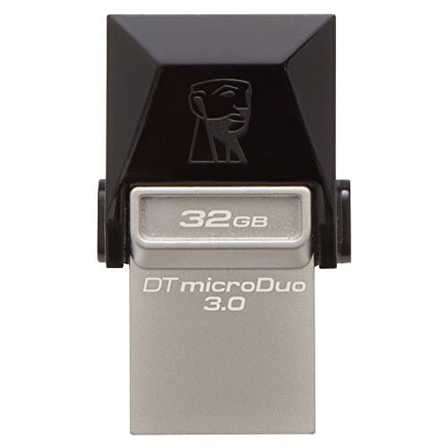 Image of Kingston DTDUO3/32GBCR 32 GB DT MicroDuo USB 3.0 Pen Drive with MicroUSB