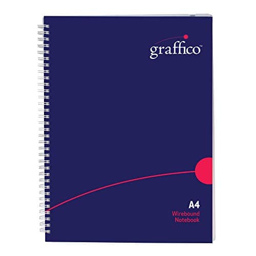 Image of GRAFFICO A4 Twin Wire Polypropylene Notebook of 140 Pages (Pack of 1)