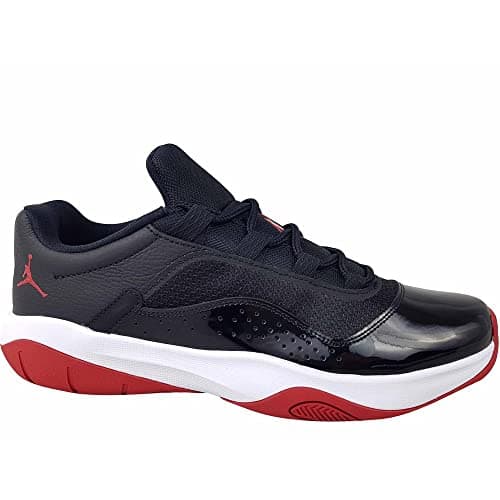 Image of NIKE Mens Air Jordan 1 Comfort Low - DM0844 005 - Black White Gym Red (UK 11)