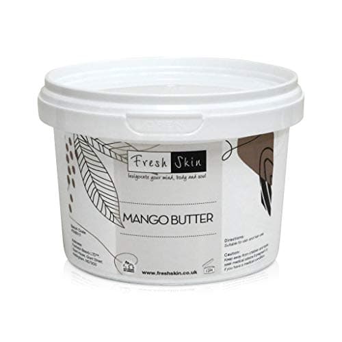 Image of Freshskin Beauty LTD | 500g Mango Butter - Cold Pressed, Refined, 100% Pure & Natural - for Aromatherapy, Skincare, Haircare, Massage and DIY Beauty Recipes - Moisturising & Nourishing