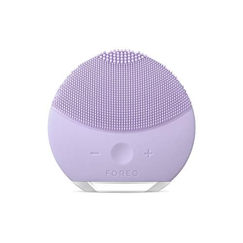 Image of FOREO Luna Mini 2 Plus Compact Cleansing and Firming Facial Massage Device for All Skin Types, Enchanted Violet Lavander,F0806