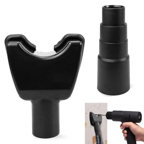 Image of Drill Dust Collector, 2 Pcs Drill Dust Catcher Hands Free Dust Extraction Electric Drill Vacuum Cleaner Plastic Dustproof Bowl Extraction Tool for Removing Debris and Dust