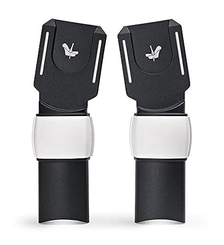 Image of Bugaboo Car Seat Adapter for Fox, Lynx, and Buffalo Pushchairs, compatible with Bugaboo and Nuna Car Seats, Easy click-and-go system, Black