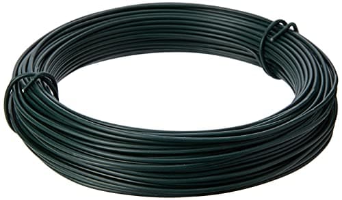 Image of Tildenet 3070490 30m/ 2mm Plastic Coated Garden Wire Coil, Green