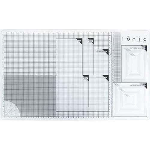 Image of Tonic Studios 352e A3 Glass Cutting Mat, White/ Green