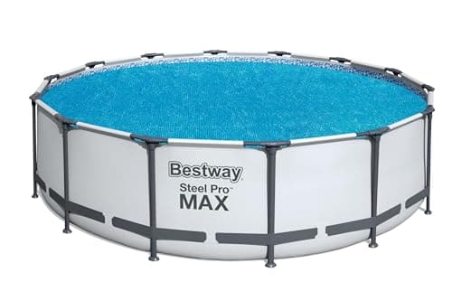 Image of Bestway Steel Pro Frame Solar Pool Cover - Blue, 14 Ft