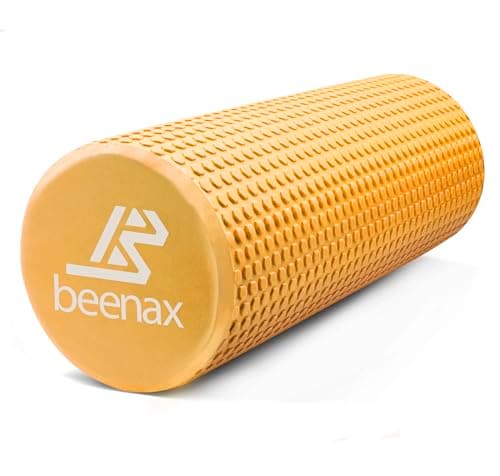Image of Beenax Foam Roller 44cm - Lightweight Muscle Roller for Fitness, Pilates, Yoga, Physio, Trigger Point, Deep Tissue, Joint Massage, Pain Relief - Designed to Relieve Stress and Relax Tight Muscles