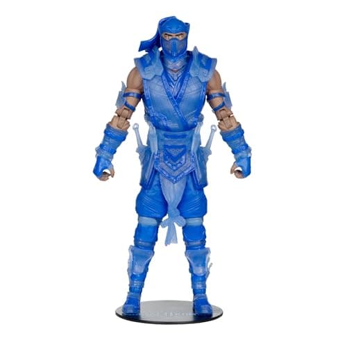 Image of Mortal Kombat Action Figure Glow in The Dark Edition Sub-Zero (Gold Label) 18 cm