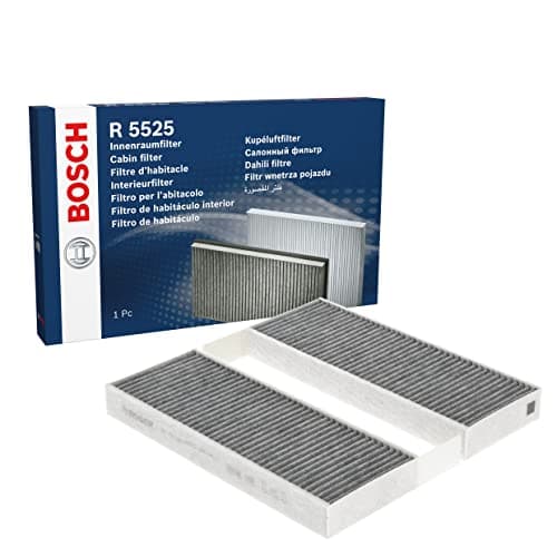 Image of Bosch R5525 Activated Carbon Cabin Filter, Replacement Filters - Against Unpleasant Smells, Pollen and Dust for Cleaner Air Inside the Vehicle