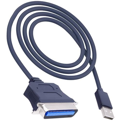 Image of YARCHONN USB to CN36 Parallel Port Printer Cable USB 2.0 to Centronics 36 Pin Parallel IEEE 1284 Printer Adapter Cable Converter Cord-1.2M/3.9FT