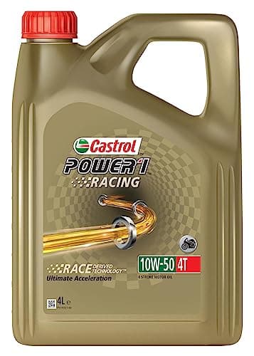 Image of Castrol Power1 Racing 4T 10W-50 4-Stroke Engine Oil, 4L