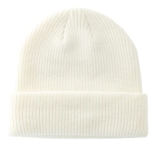 Image of Decentron Classic Men's Warm Winter Hats Thick Knit Cuff Beanie Cap Daily Beanie Hat (Beige)