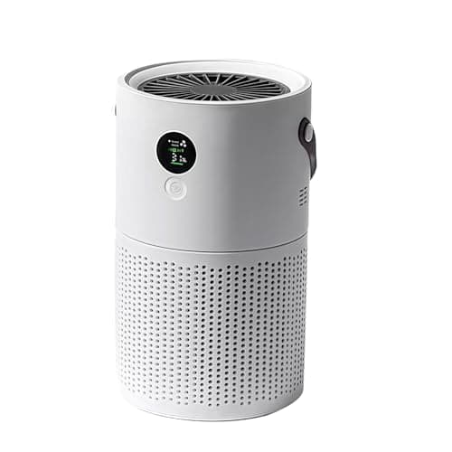 Image of Punera HEPA Air Purifier Compact Portable Air Purifier with HEPA Filter - Eliminates 99.97% Pollutants, Quiet USB-C Rechargeable Device, Touch-Screen Control – for Allergy & Odour Reduction