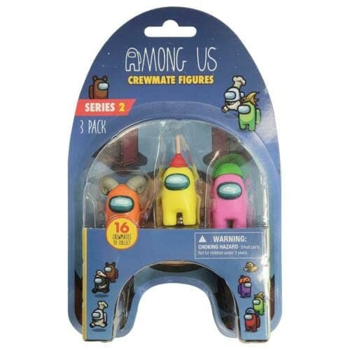 Image of Among Us 3-Pack of Crewmate Figures (Set 1)