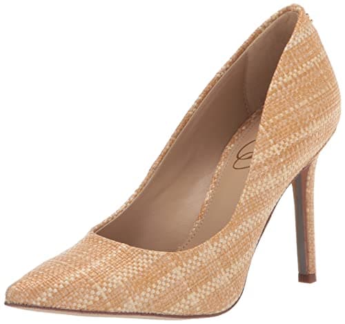 Image of Sam Edelman Women's Hazel Pointed Toe Pump, Natural/Light, 7 UK