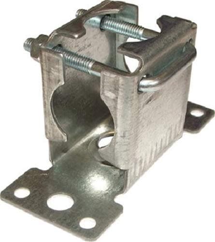 Image of electrosmart Wall Bracket for 1" TV Aerial Pole/Mast House Facia Loft Caravan Clamp Mount