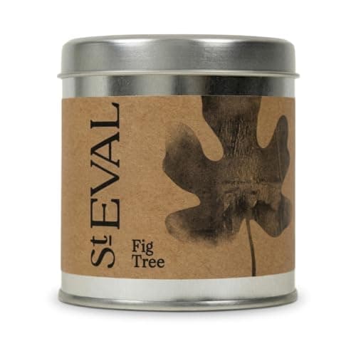 Image of St Eval | Fig Tree Scented Tin Candle | Berried, Spicy and Waming Fragrance | Made in Cornwall | 45 Hours Burn Time| Great Gift