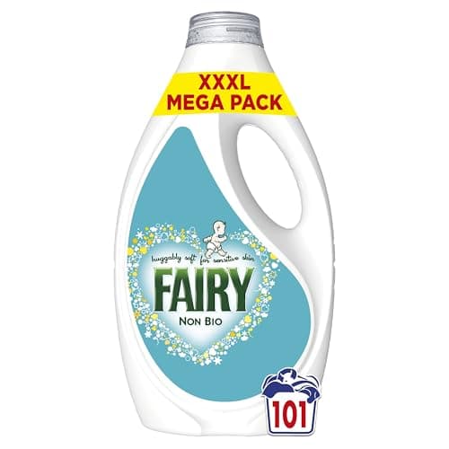 Image of Fairy Non Bio Liquid Laundry Detergent, 101 Washes 3.131 l, Voted Number 1 for Sensitive Skin