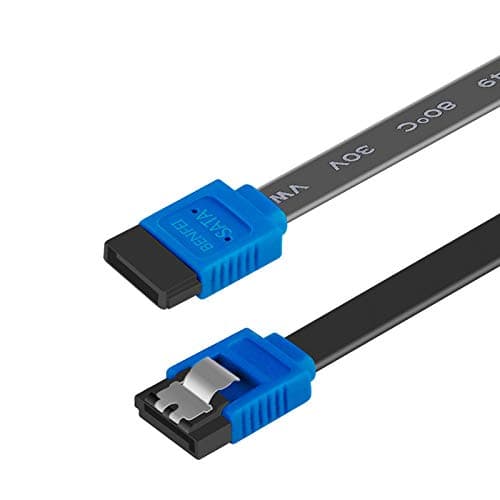 Image of SATA Cable III, BENFEI SATA Cable III 6Gbps Straight HDD SDD Data Cable with Locking Latch 18 Inch Compatible for SATA HDD, SSD, CD Driver, CD Writer