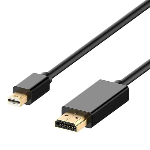 Image of EXCALBUR Mini Displayport DP Thunderbolt to HDMI HD 4k Gold Cable (1 Metre)