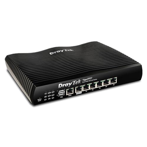 Image of DrayTek Vigor V2927 Ethernet 1 Gb Dual WAN Router, Firewall and VPN, Load Balancing, 5+1 GbE LAN Ports with VLANs, Ideal For SMB, Up to 1800Mbps (Router)