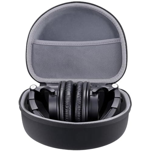 Image of co2CREA Hard Travel Box Case for Audio Technica ATH-50X M40X M30X M70x M50 M40 M30 Professional Studio Headphones Monitor DJ Headset,Case Only