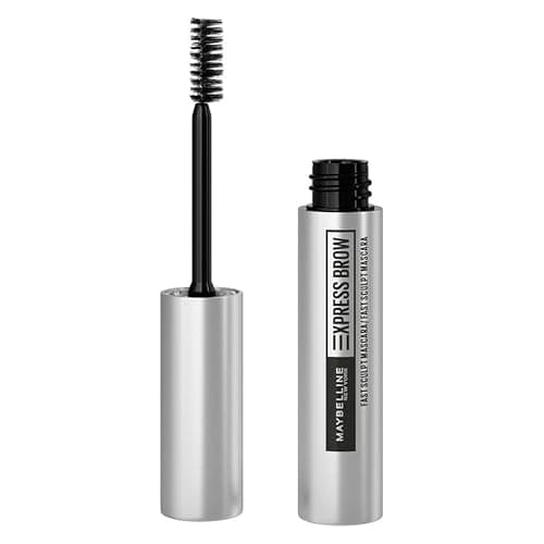 Image of Maybelline Express Brow Macara Fast Sculpt Eyebrow Gel, Shapes and Colours Eyebrows, All Day Hold Mascara, With Mini Eyebrow Shaper Brush, Shade: 10 Clear, 0.023 kg