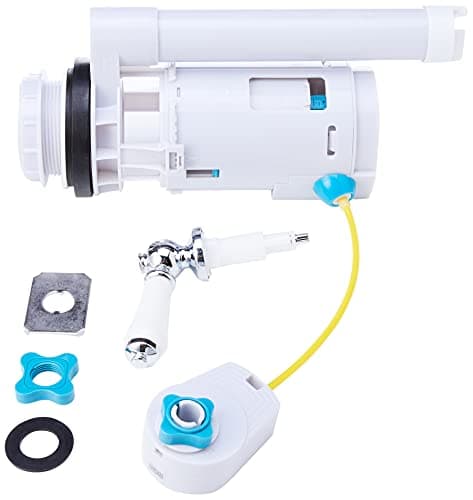 Image of VeeBath Pro Lever Operated Dual Flush Valve Overflow 2 Piece Toilet Cistern WRAS Approved