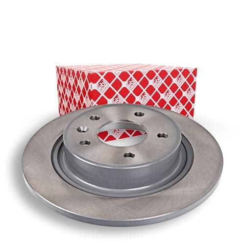 Image of febi bilstein 39189 Brake Disc Set (2 Brake Disc) rear, full, No. of Holes 5