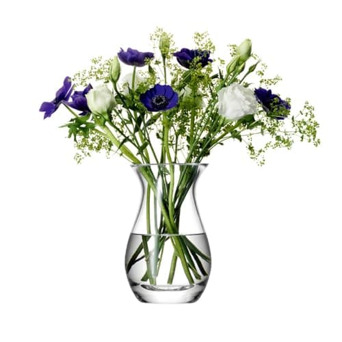 Image of LSA International Flower Posy Vase H 17.5 cm Clear| 1 Unit | Mouthblown and Handmade Glass | FW02