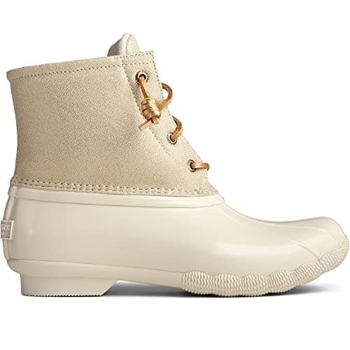 Image of Sperry Women's Saltwater Rain Boot gold Size: 7 UK