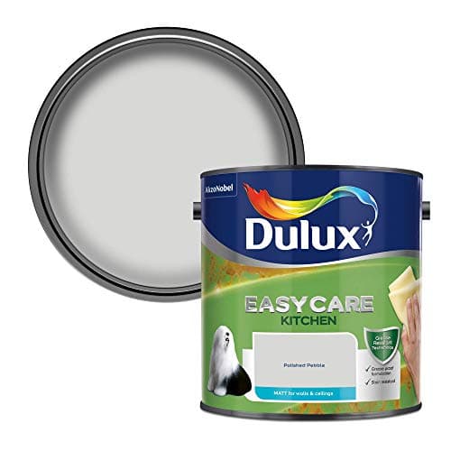 Image of Dulux Easy-Care Kitchen Matt Paint, Polished Pebble, 2.5 l (Pack of 1)