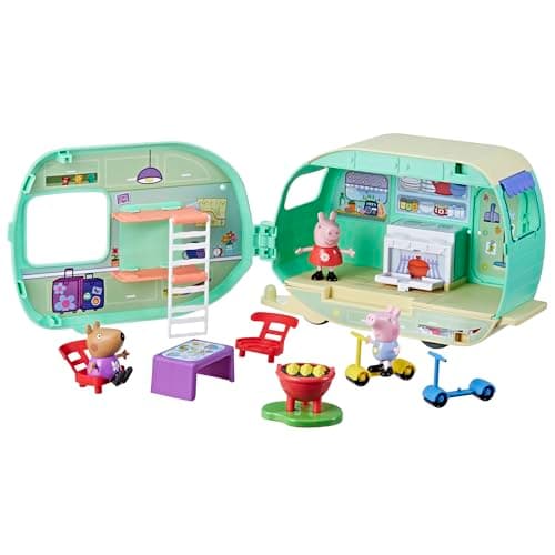 Image of Peppa Pig Peppa's Caravan Playset, Pink