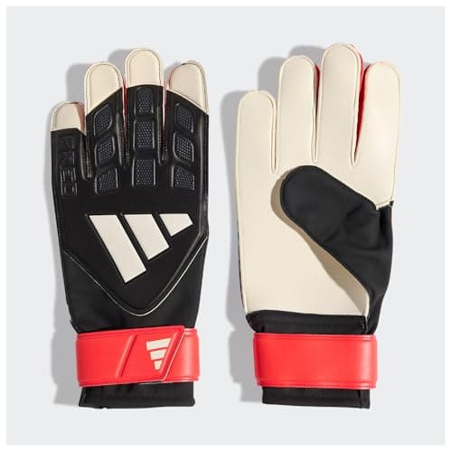 Image of adidas Unisex PREDATOR GOALKEEPER GLOVE TRAINING, black/black/lucid red, 9