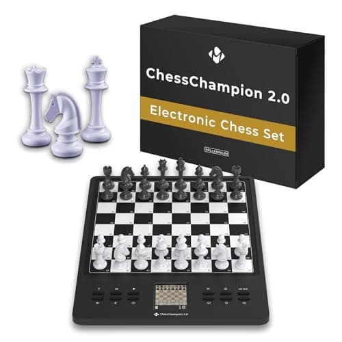 Image of MILLENNIUM M808 ChessChampion 2.0- Your smart chess trainer with tips, move suggestions & mini-games - perfect for beginners