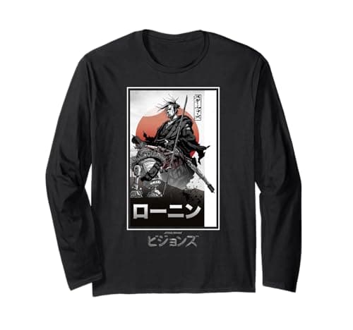 Image of Star Wars Visions Samurai Box Up Poster Long Sleeve T-Shirt