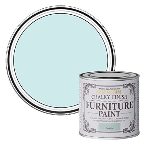 Image of Rust-Oleum AMZ0027 Chalky Furniture Paint Duck Egg 125ml