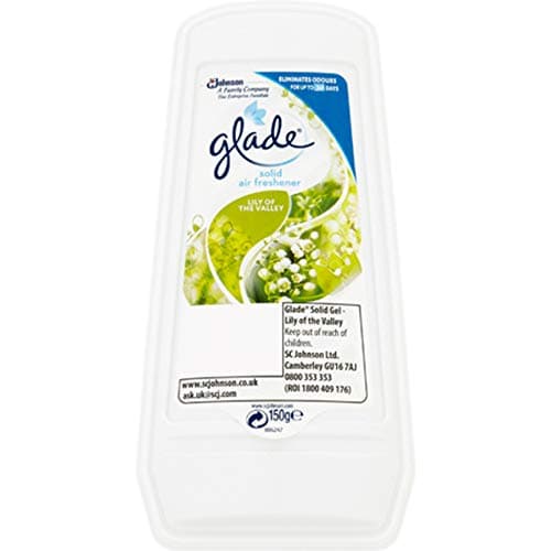 Image of 3 x Glade Solid Gel Air Freshener 150g Lily of the Valley