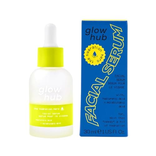 Image of Glow Hub The Hydration Hero Facial Serum with Hyaluronic Acid and Polyglutamic Acid for All Skin Types 30ml