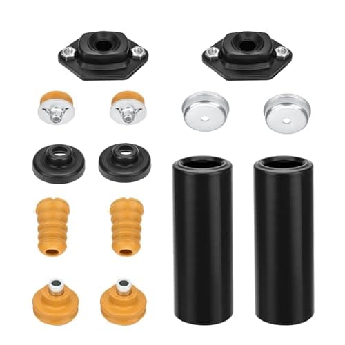 Image of Rear Shock Absorber Mounts&Bump Stops Kit - Upper Lower Mounting Set with Grommets Compatible for X1, E81, E82, E84, E87, E88, E90, E91, E92, E93 Replacement for 33536767334 33526768544